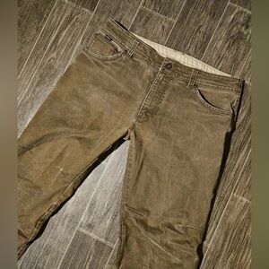 Kuhl Rydr Vintage Patina Dye Brown Outdoors Hiking Pants Utility Mens 36x30